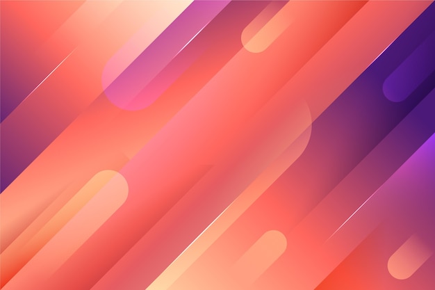 Gradient dynamic lines background