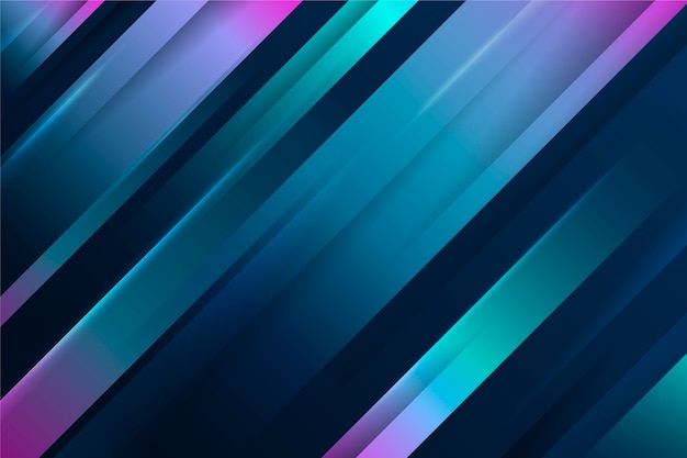 Gradient dynamic lines background