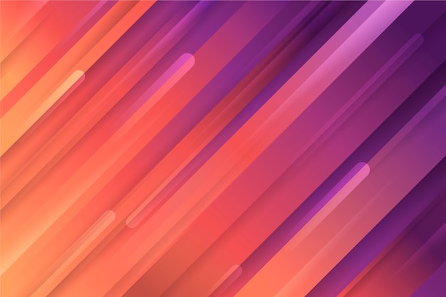 Gradient dynamic lines background