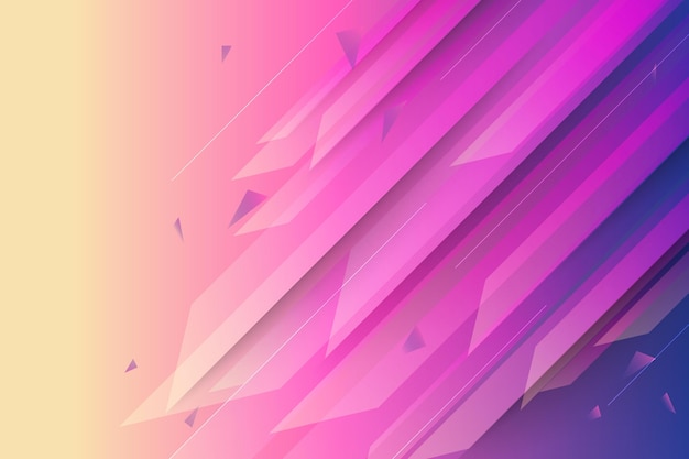 Vector gradient dynamic lines background