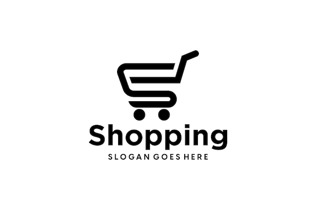 Gradient E-commerce Online Shop Logo-collectie