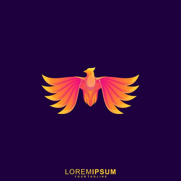 gradient Eagle  Logo