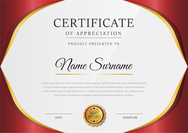 Vector gradient elegant certificate
