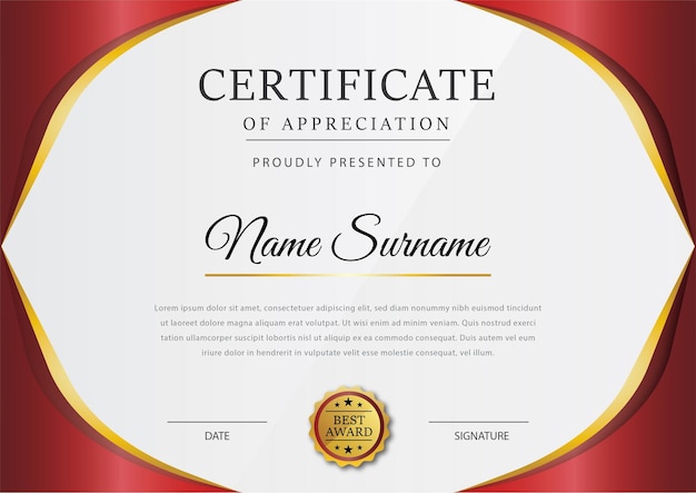 Gradient elegant certificate