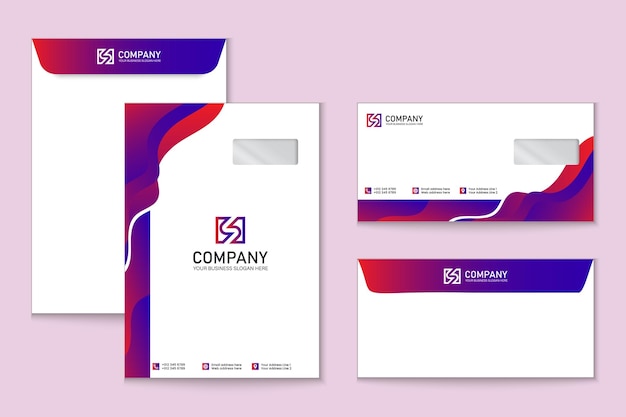 Gradient envelope set for modern business company
