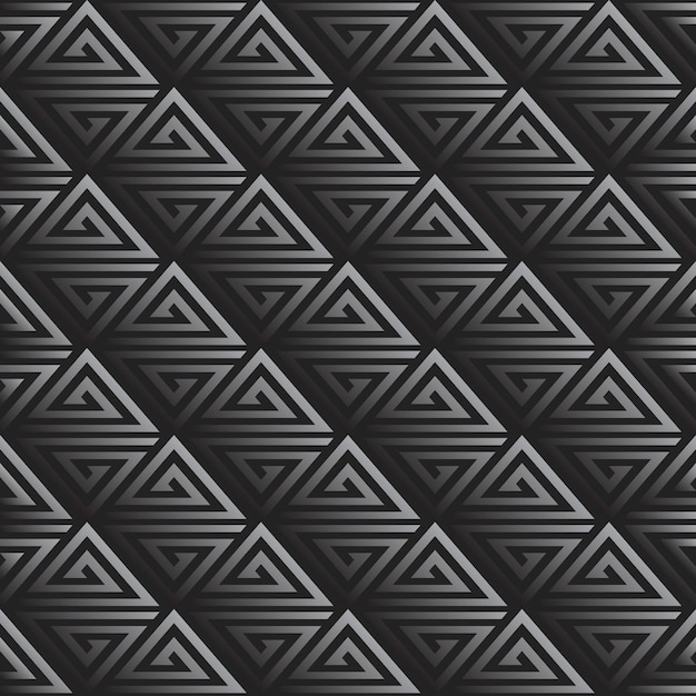 Vector gradient ethnic seamless pattern background