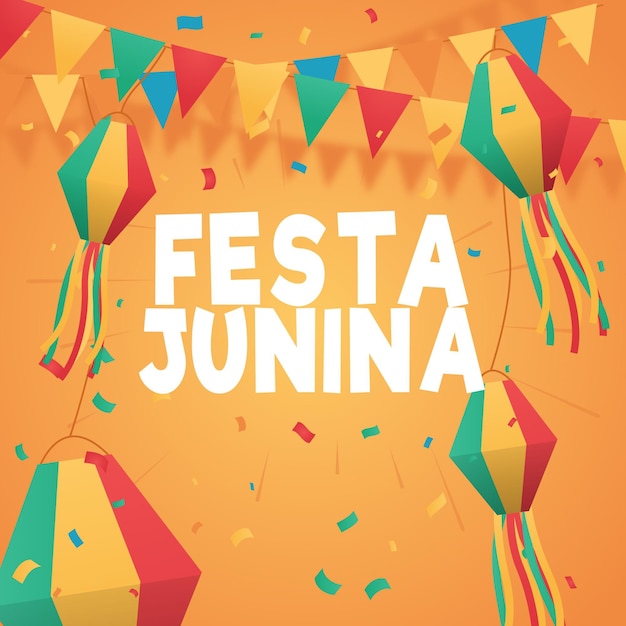 Gradient festa junina-collectie