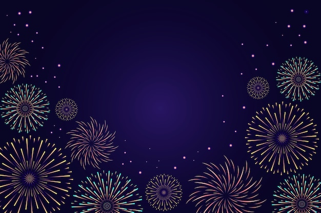 gradient firework background