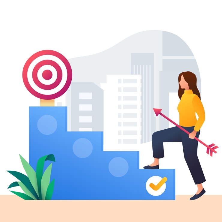 Vector gradient first step illustration