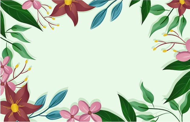 Gradient floral background