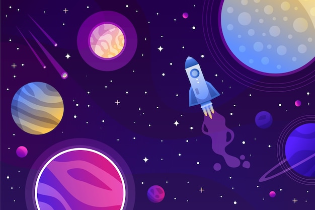 Gradient Galaxy achtergrond
