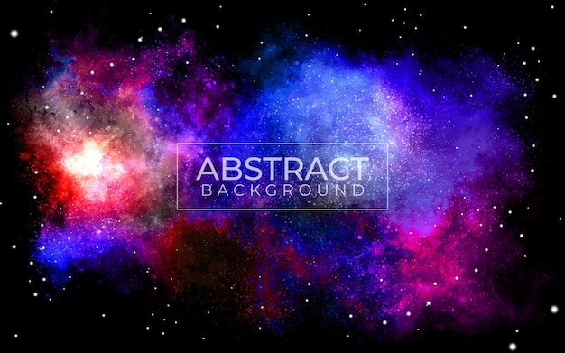 Gradient galaxy background vector illustration