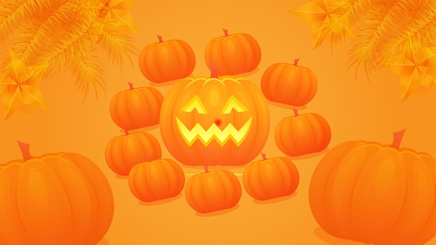 Vector gradiënt gekleurde achtergrond halloween vector