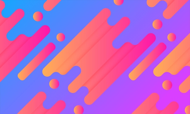 Gradient Geometric Abstract Background