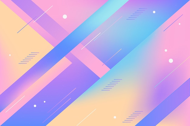 Gradient geometric background