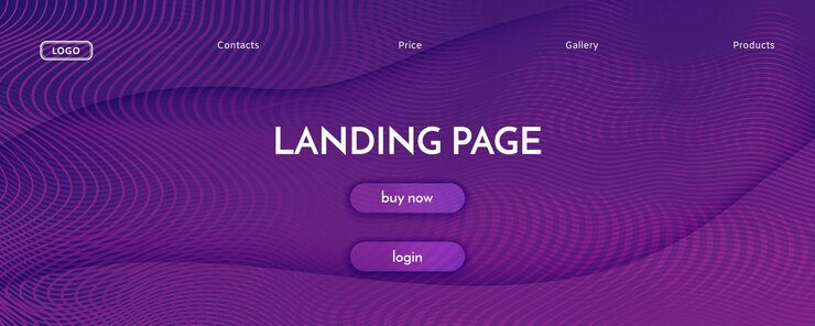 Vector gradient geometric poster design wave web page template