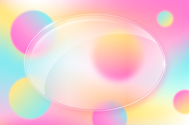 Gradient glassmorphism background