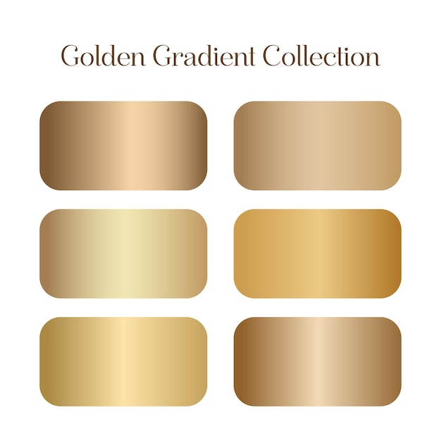 Vector gradient gold