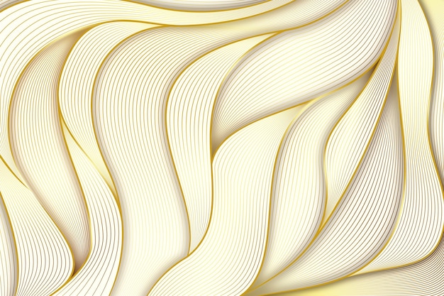 Vector gradient golden linear background