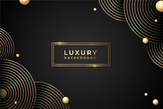 Vector gradient golden luxury background