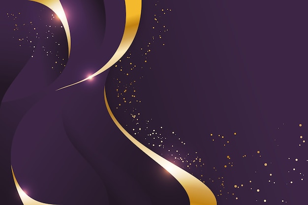 Vector gradient golden luxury background