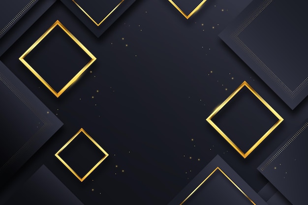 Vector gradient golden luxury background