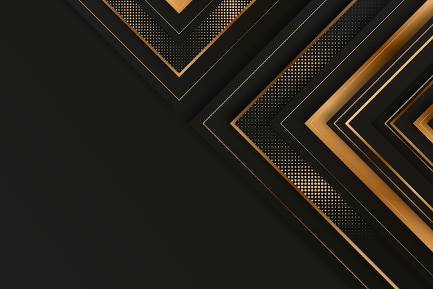 Gradient golden luxury background