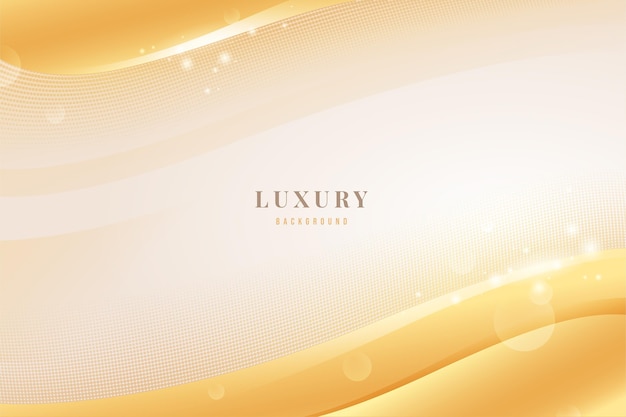 Vector gradient golden luxury background