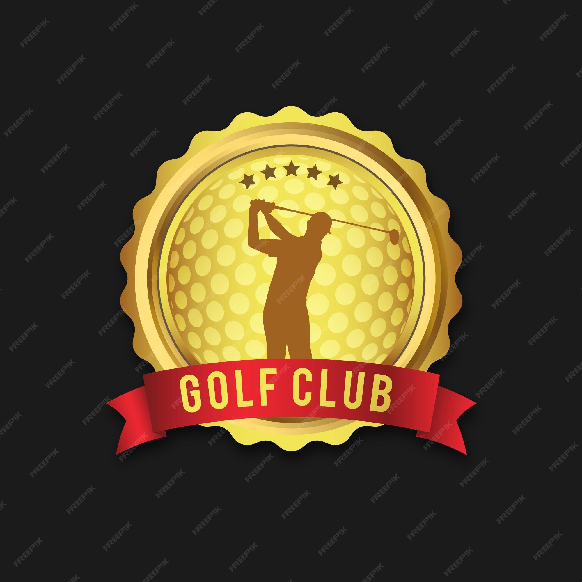 Free Vector  Gradient golf logo template