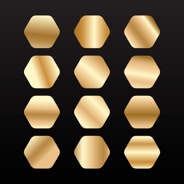 Gradiënt goud gradiënt pakket element