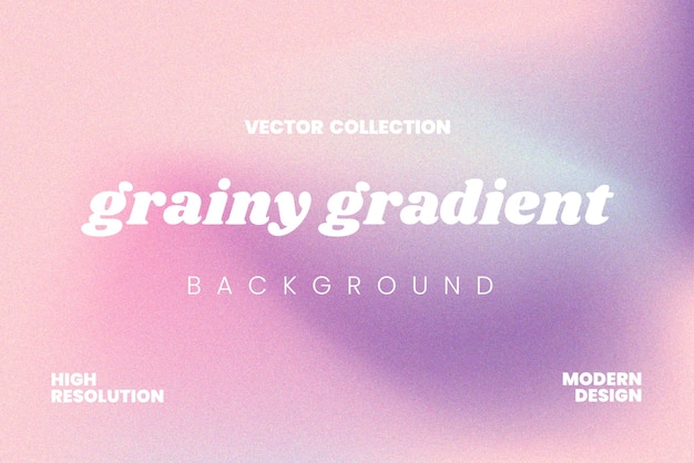 Vector gradient grainy colorful texture