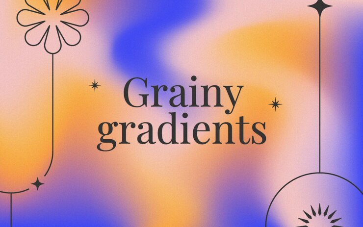 Vector gradient grainy gradient texture