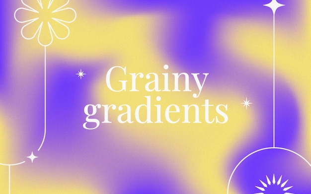 Gradient grainy gradient texture