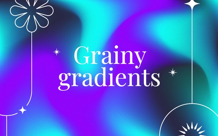 Vector gradient grainy gradient texture