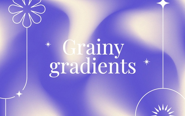 Vector gradient grainy gradient texture