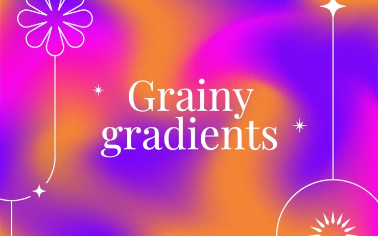 Vector gradient grainy gradient texture