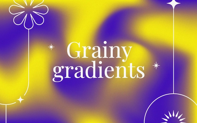 Vector gradient grainy gradient texture