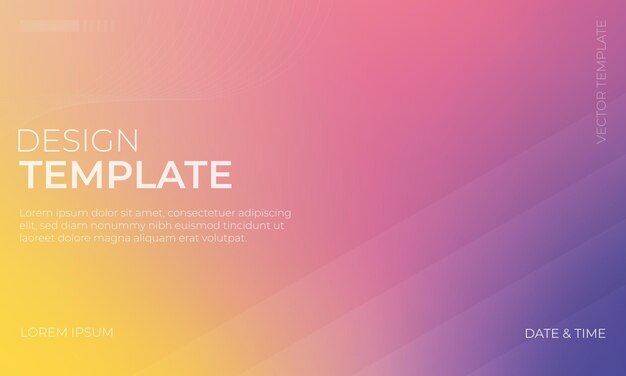 Gradient Grainy Texture Vector Art in gele roze en indigo tonen