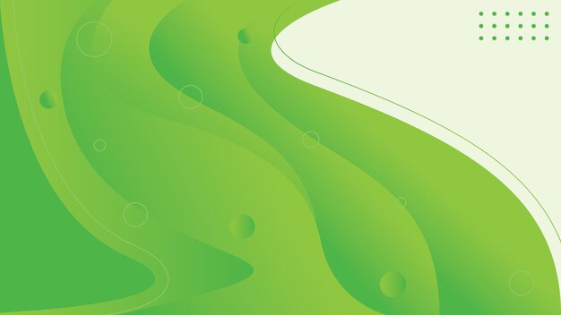 gradient green abstract wave background dynamic shape composition