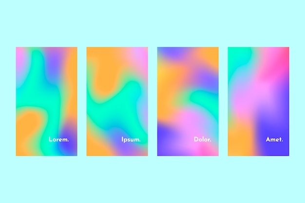 Gradient instagram story background