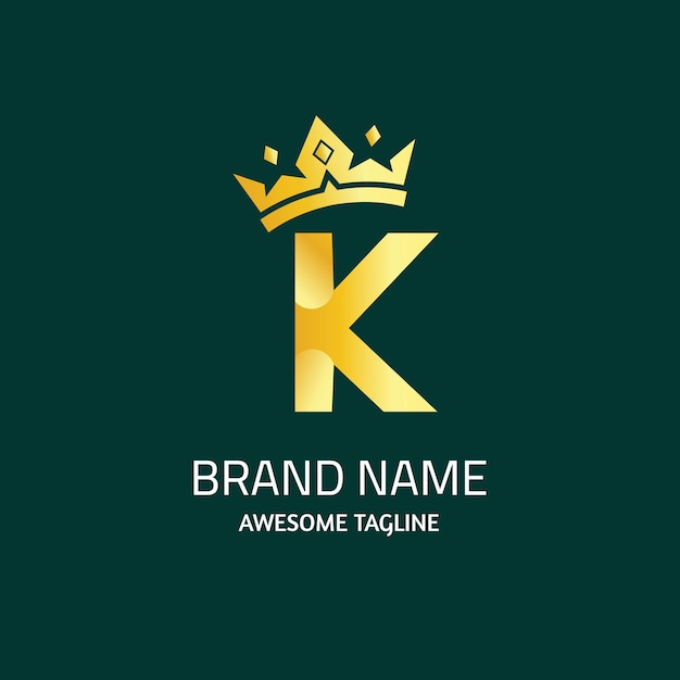 Gradient K Logo Design Template