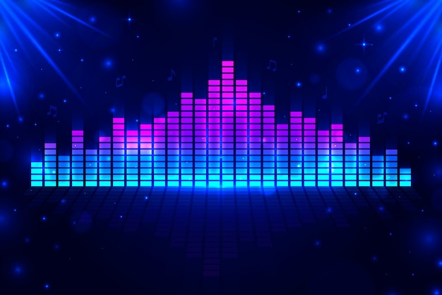 Gradiënt karaoke achtergrond