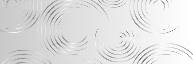 Gradiënt kleur Banner achtergrond met zilveren cirkel ontwerp