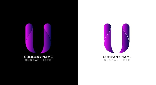 Vector gradient letter a logo design