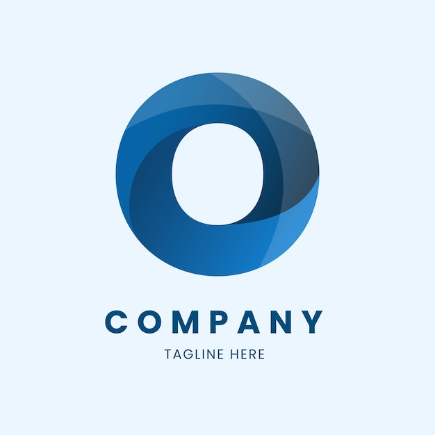 Gradient Letter O Business Marketing Logo