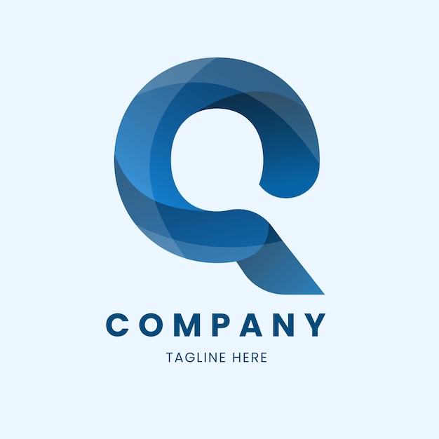 Gradient Letter Q Business Marketing Logo