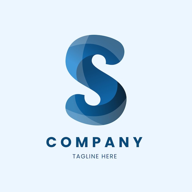 Gradient Letter S Business Marketing Logo