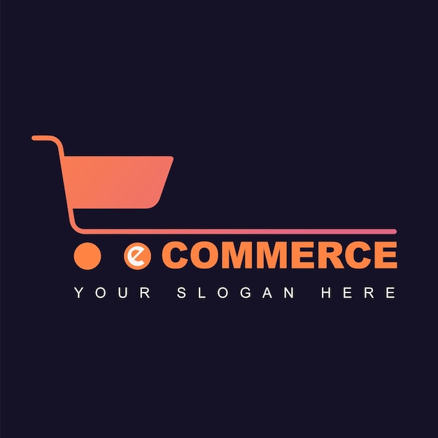 Gradient logo for eCommerce Business