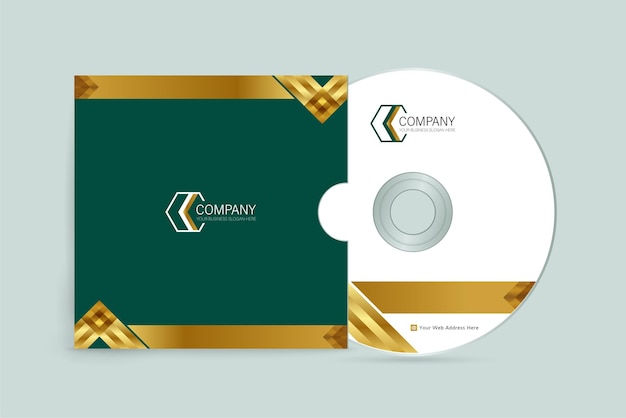 Gradient luxury CD cover template