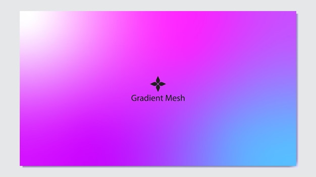 Gradiënt mesh achtergrond met paarse blauwe en roze kleuren